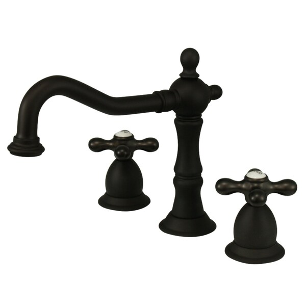 Kingston Brass KS1975AX 8" Widespread Bathroom Faucet, Oil Rubbed Bronze KS1975AX - main